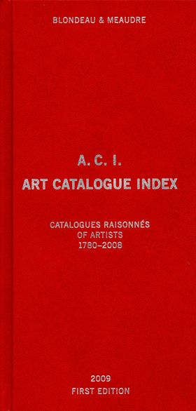 A.C.I., Art Catalogue Index