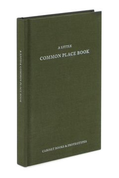 A Little Common Place Book