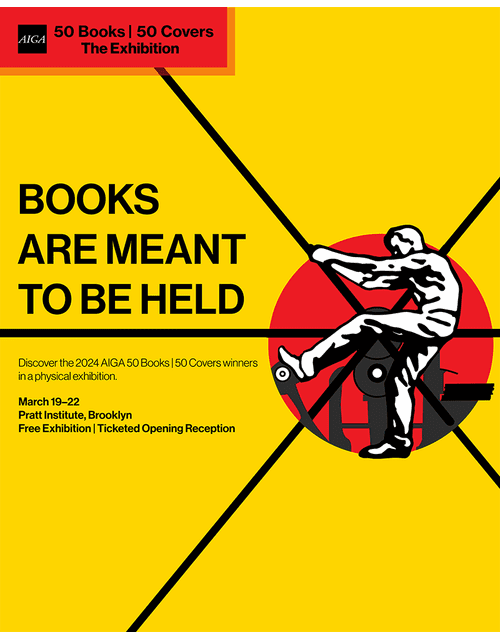 AIGA presents '50 Books | 50 Covers: The Exhibition' at Pratt Institute, Brooklyn