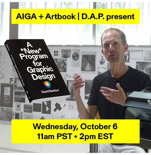 AIGA Presents 'A New Program for Graphic Design' author David Reinfurt