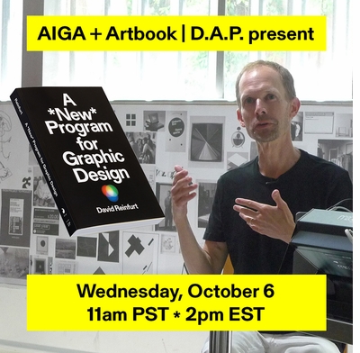 AIGA Presents 'A New Program for Graphic Design' author David Reinfurt