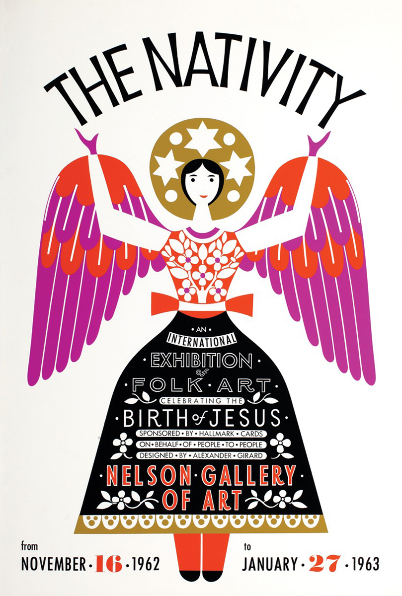 Exhibition poster for "The Nativity" (1962), reproduced from 