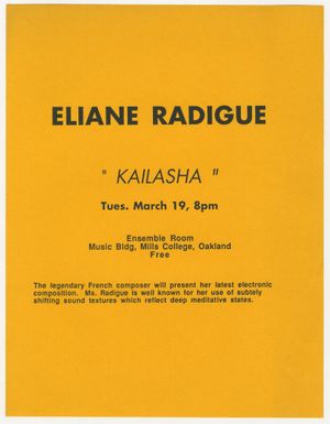 Alien Roots: liane Radigue