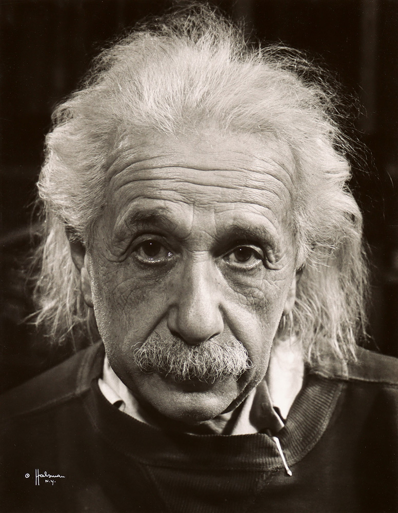 Photograph by Philippe Halsman, Princeton, NJ, 1947. Signed by the photographer and reproduced from