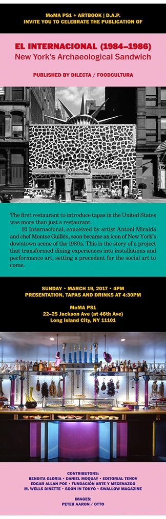 Antoni Miralda to Launch 'El Internacional (19841986): New York's Archaeological Sandwich' at MoMA PS1