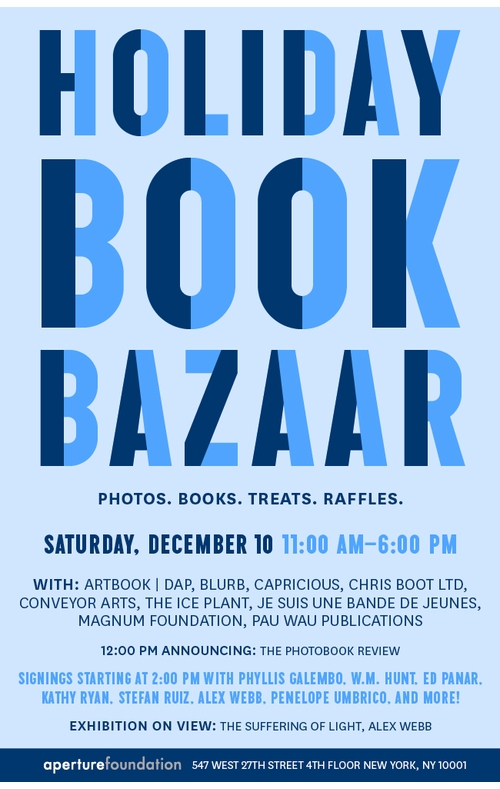 Aperture Announces the Holiday Book Bazaar
