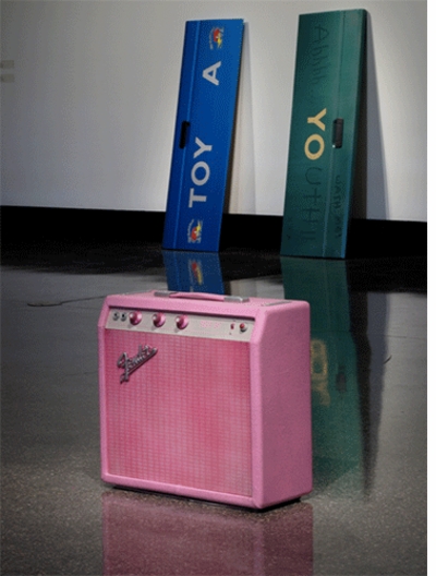 Art Catalogues at LACMA Book Launch (and Music Lesson) for Kaz Oshiro