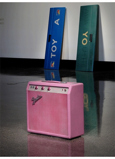 Art Catalogues at LACMA Book Launch (and Music Lesson) for Kaz Oshiro
