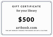 ARTBOOK $500.00 Gift Certificate