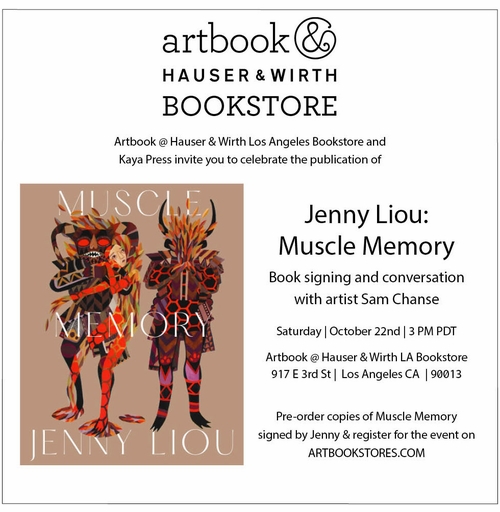 Artbook @ Hauser & Wirth Los Angeles Bookstore presents Jenny Liou signing 'Muscle Memory'