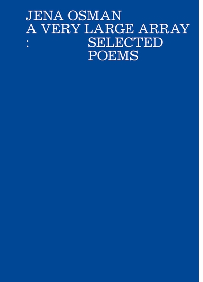 Artbook @ MoMA PS1 Bookstore presents Jena Osman and Adam Pendleton in conversation for the launch of 'A Very Large Array'
