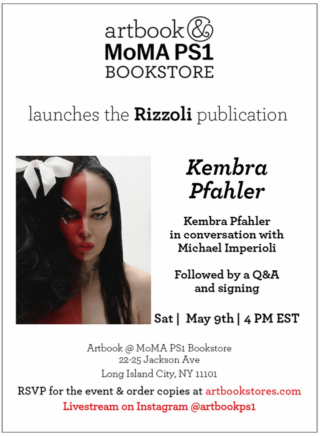 GW特価! BooHooray 写真プリント ZINE MoMA PS1 art Artbook @ MoMA PS1 Bookstore presents Kembra Pfahler in
