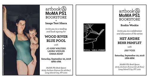 Artbook @ MoMA PS1 Bookstore signings and launch events at the NYABF 2018