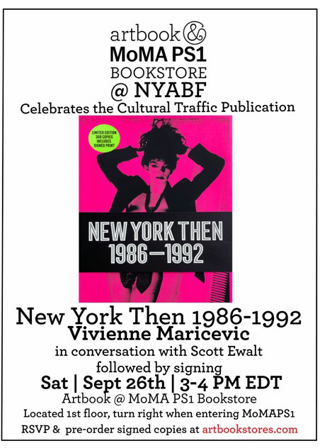 Artbook @ MoMA PS1 Bookstore talks and signings at Printed Matter's NY Art Book Fair 2026!