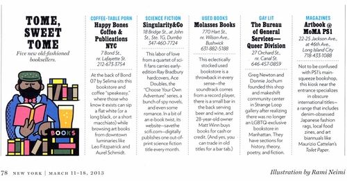 ARTBOOK @ MoMA PS1 Magazine Shop voted "Best of" in New York Magazine