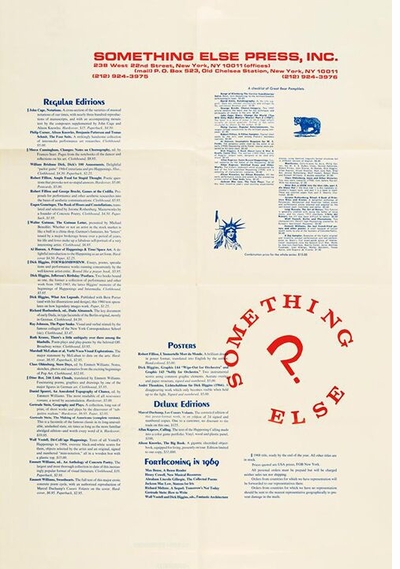 ARTFORUM reviews 'Intermedia, Fluxus and the Something Else Press: Selected Writings by Dick Higgins' for ARTFORUM