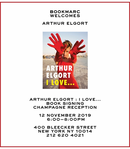 Arthur Elgort to launch 'I Love...' at Bookmarc NYC