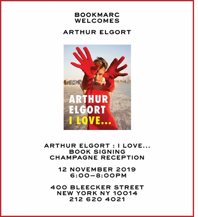Arthur Elgort to launch 'I Love...' at Bookmarc NYC