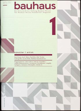 Bauhaus N 1: Artist