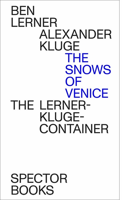 Ben Lerner & Michelle Kuo launch 'Alexander Kluge & Ben Lerner: The Snows of Venice' at MAST 