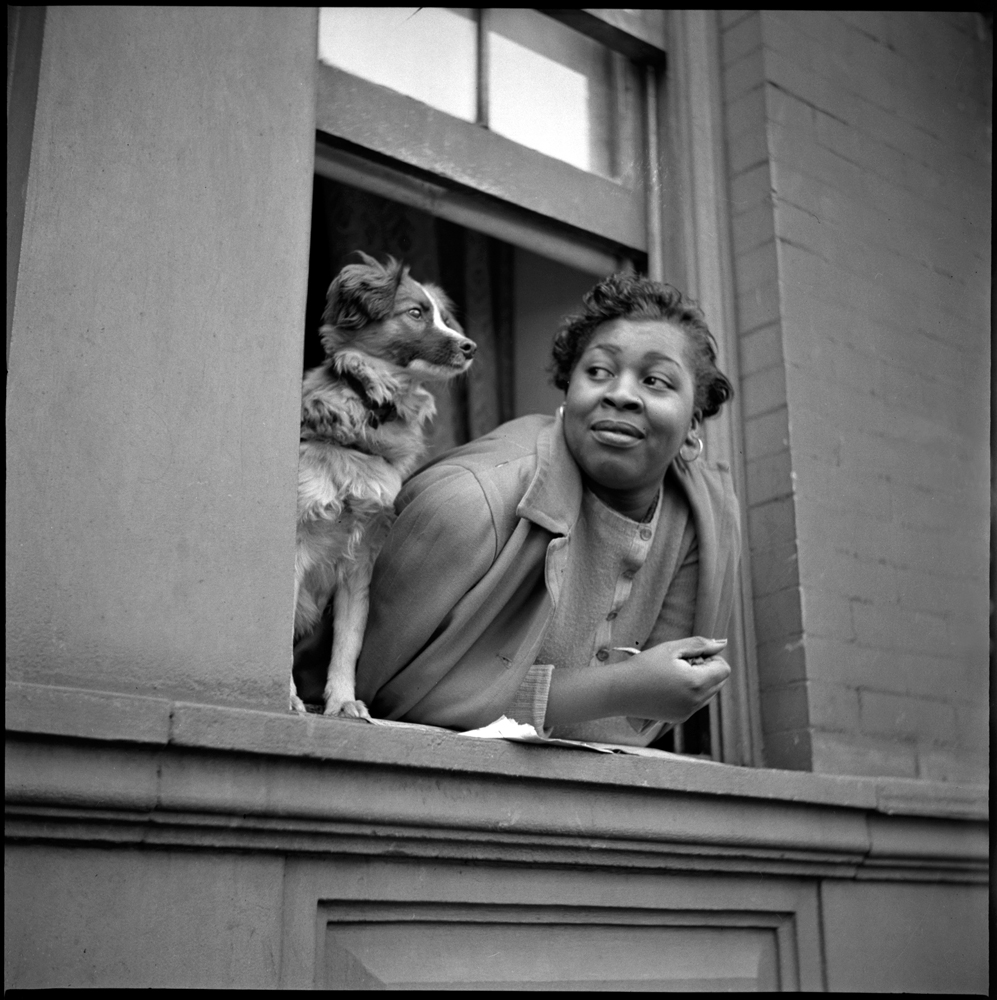 “Woman and Dog in Window, Harlem, New York” (1943), is reproduced from Volume I of "Gordon Parks: Collected Works (Study Edition)" - published by Steidl and The Gordon Parks Foundation and distributed by ARTBOOK | D.A.P.