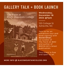BMCM+AC presents David Silver on 'The Farm at Black Mountain College'