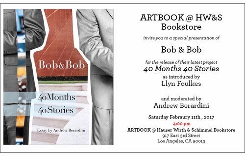 'Bob & Bob' Launch at ARTBOOK @ Hauser Wirth & Schimmel