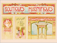 Boutiques Magnifiques: Shop Sign Designs of Belle Époque Paris
