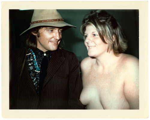 Brigid Berlin and Dennis Hopper, reproduced from