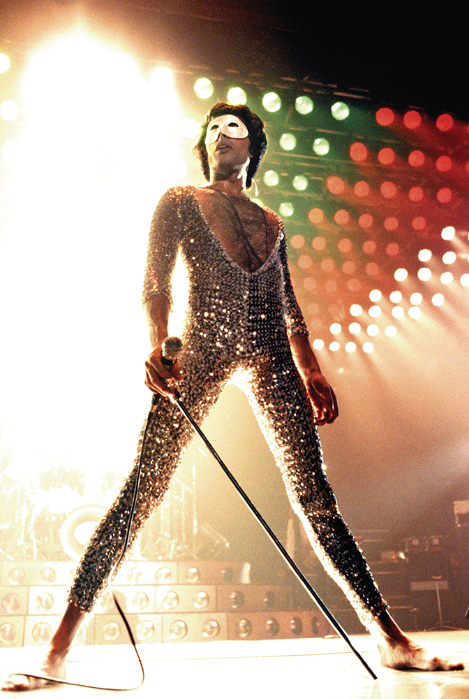 Freddie Mercury, 1978, reproduced from