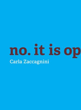 Carla Zaccagnini: No, It is Opposition.