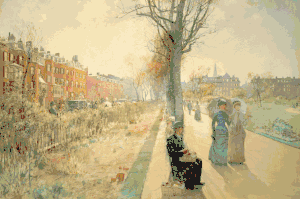 Childe Hassam: At Dusk
