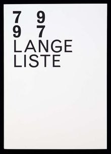 Christian Lange: Lange Liste 79-97