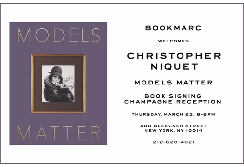 Christopher Niquet to Launch 'Models Matter' at BOOKMARC