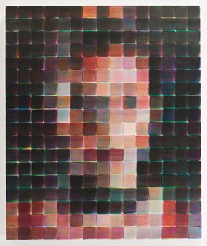Chuck Close: Red, Yellow, and Blue