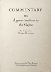 Commentary on "Approximations to the Object"