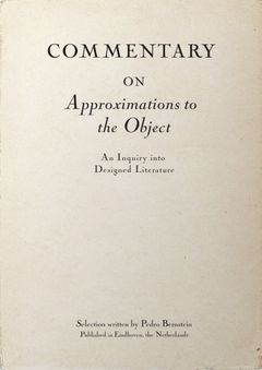 Commentary on "Approximations to the Object"