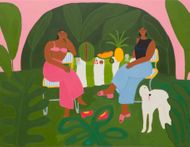 Contemporary Latinx painting in new release, 'Let Us Gather in a Flourishing Way'