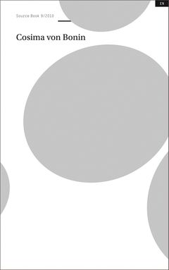 Cosima von Bonin: Source Book 9
