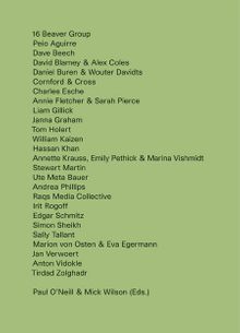 Curating and the Educational Turn