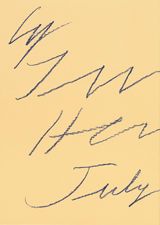Cy Twombly: Fifty Years Of Works On Paper