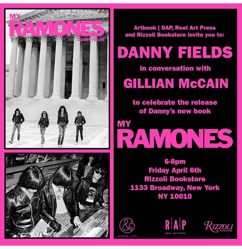 Danny Fields and Gillian McCain launch 'My Ramones' at Rizzoli