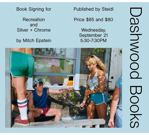 Dashwood presents Mitch Epstein signing 'Recreation' and 'Silver + Chrome'