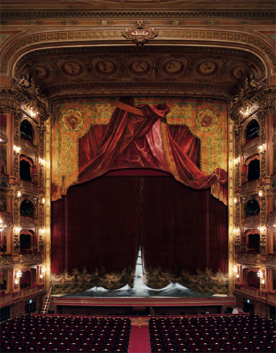 "Curtain, Teatro Colon," Buenos Aires, Argentina (2010) is reproduced from