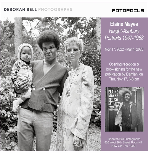 Deborah Bell Photographs presents the launch of 'Elaine Mayes: The Haight-Ashbury Portraits'