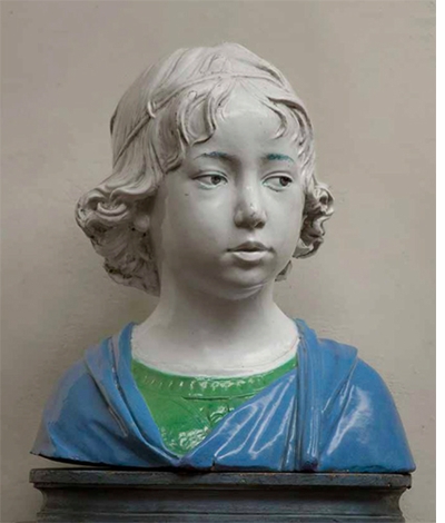 Della Robbia: Sculpting with Color in Renaissance Florence, Bust of a Boy