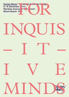 Design Miami 2012 Catalogue