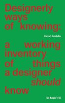 Designerly Ways of Knowing