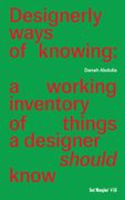 Designerly Ways of Knowing