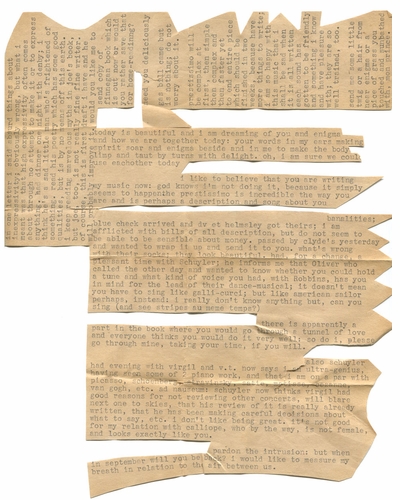 Each page a Valentine in 'Love, Icebox: Letters from John Cage to Merce Cunningham'